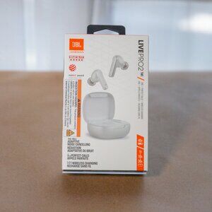 NEW - JBL Live Pro 2 TWS, True wireless Noise Cancelling ANC Earbuds, Silver
